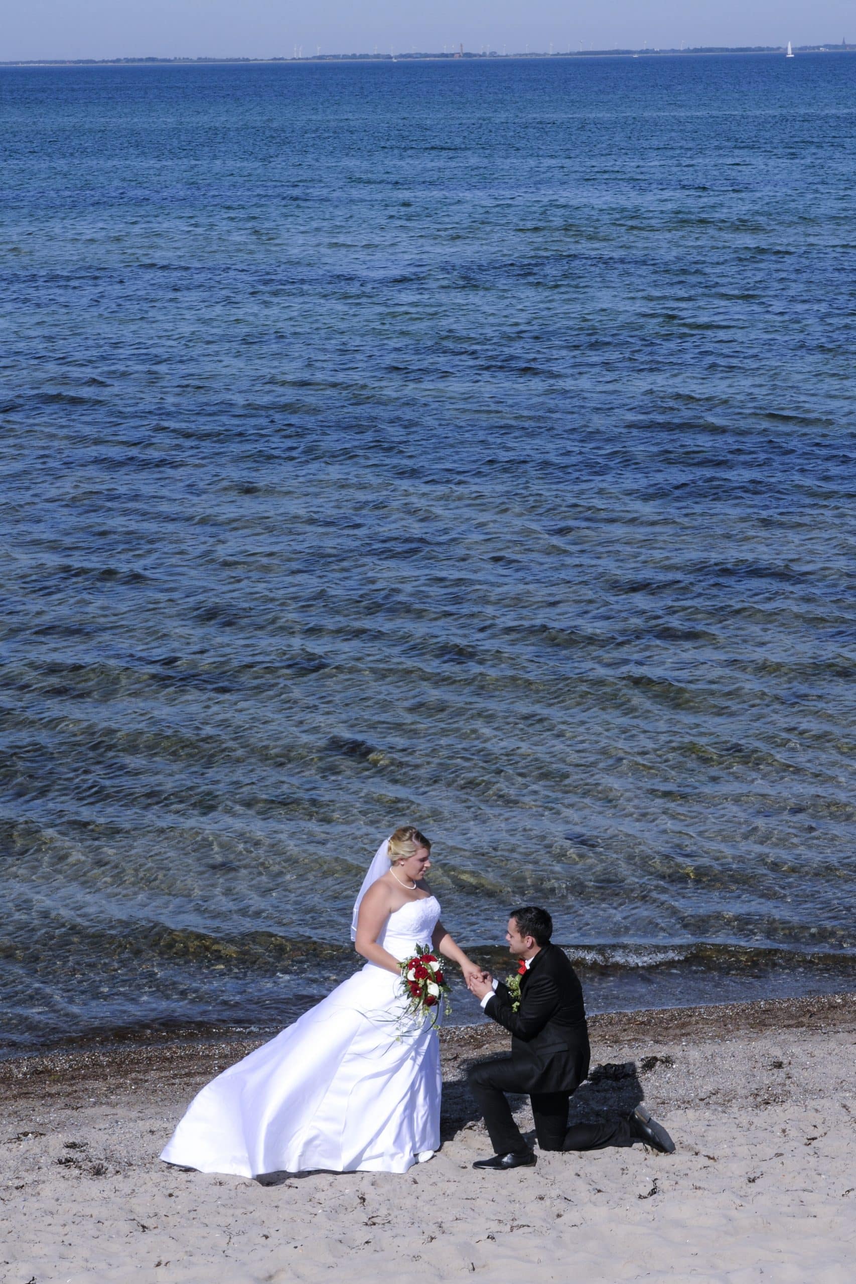 Hochzeit auf der Seebrücke von Heiligenhafen
